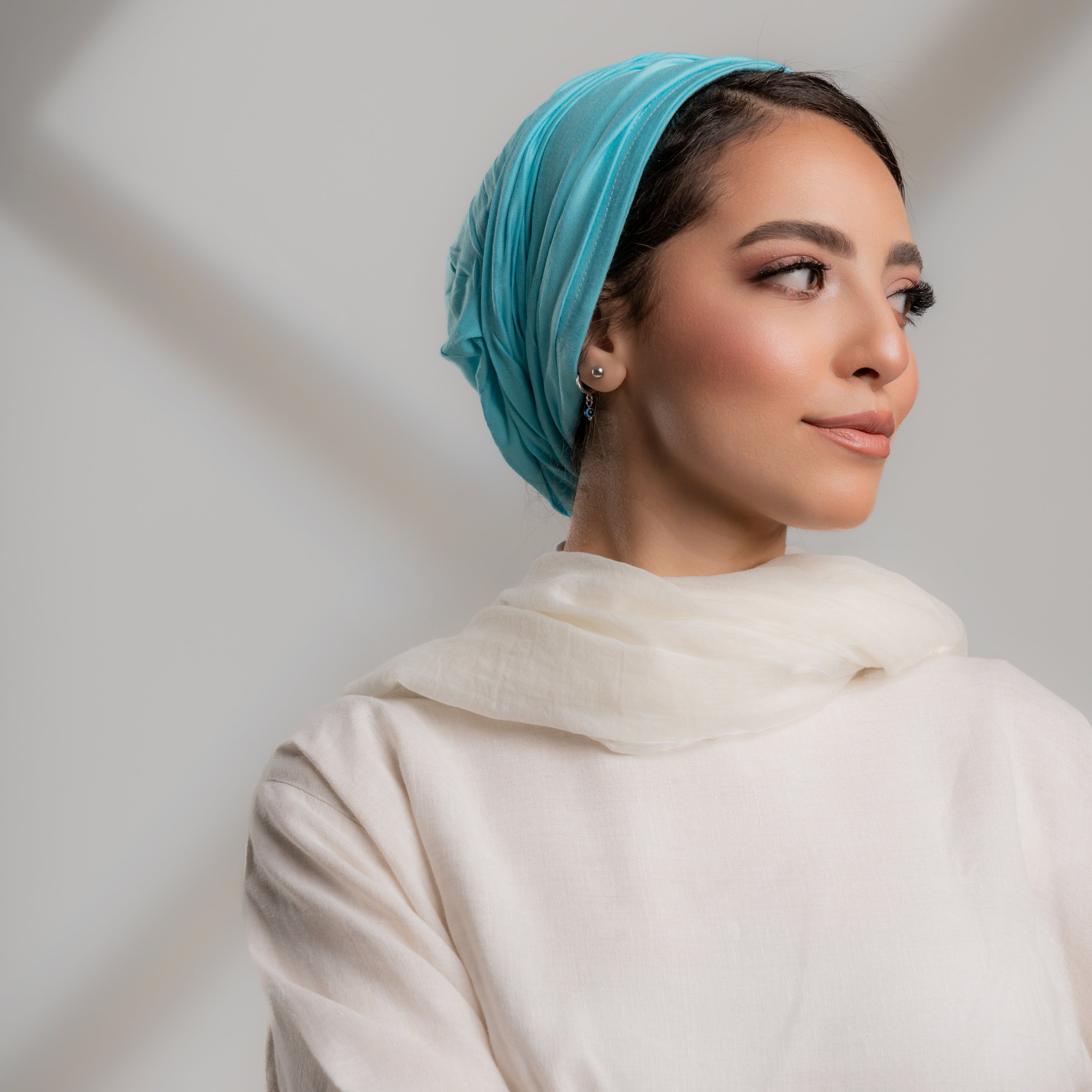 Plisse Plain Turbans
