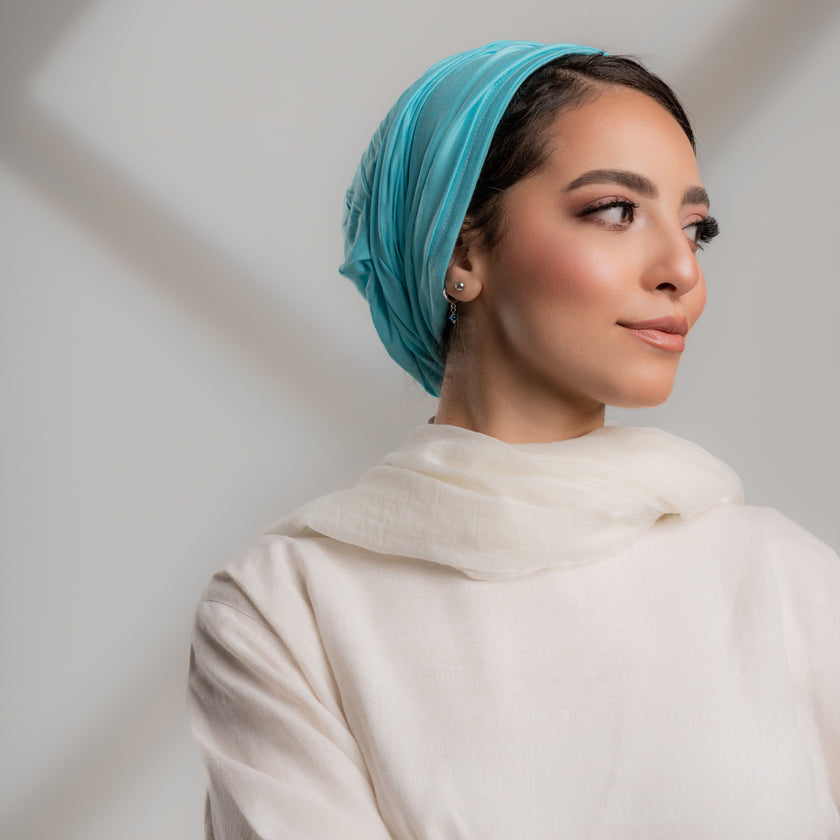Plisse Plain Turbans