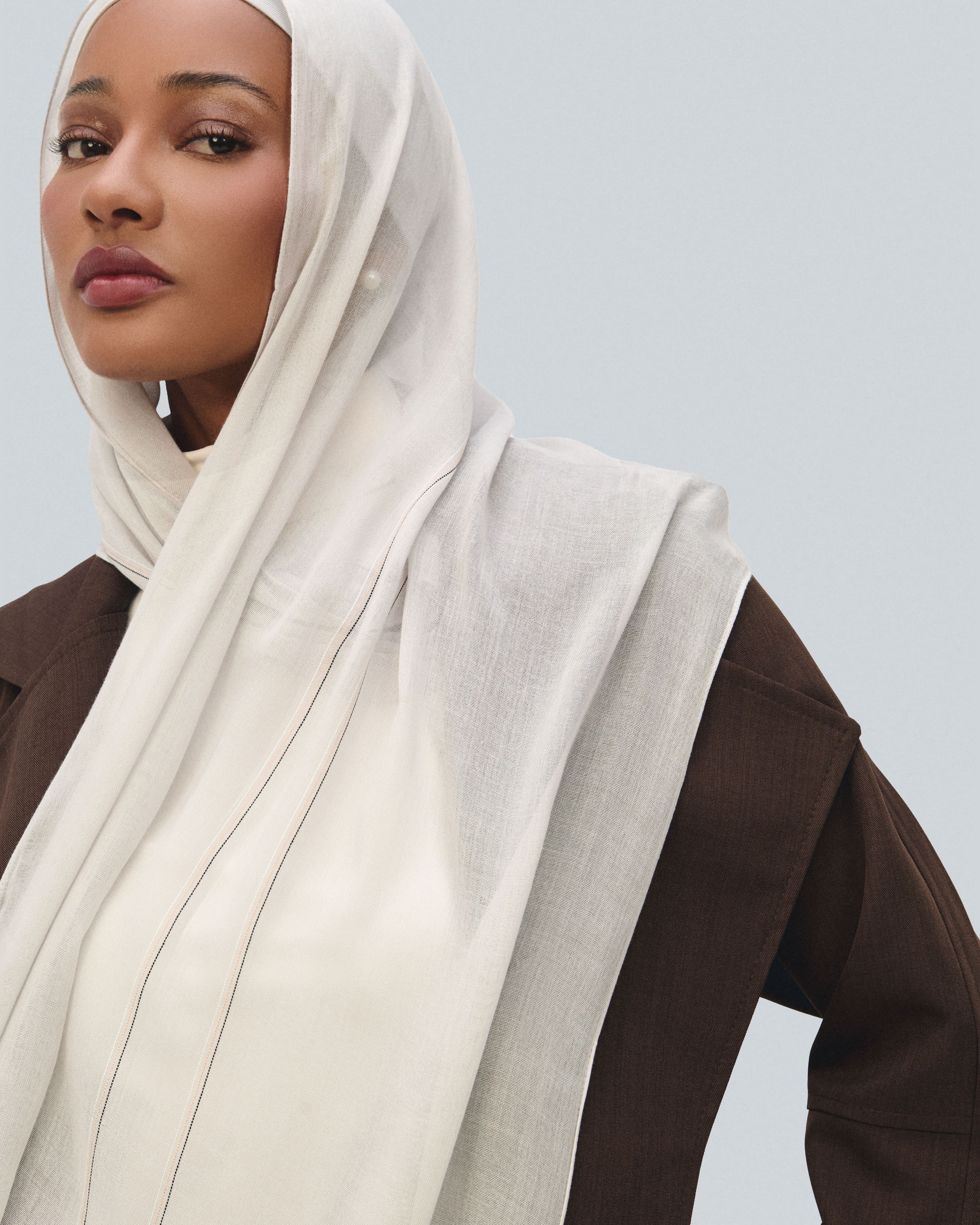 ThreadGrey Bamboo Scarf