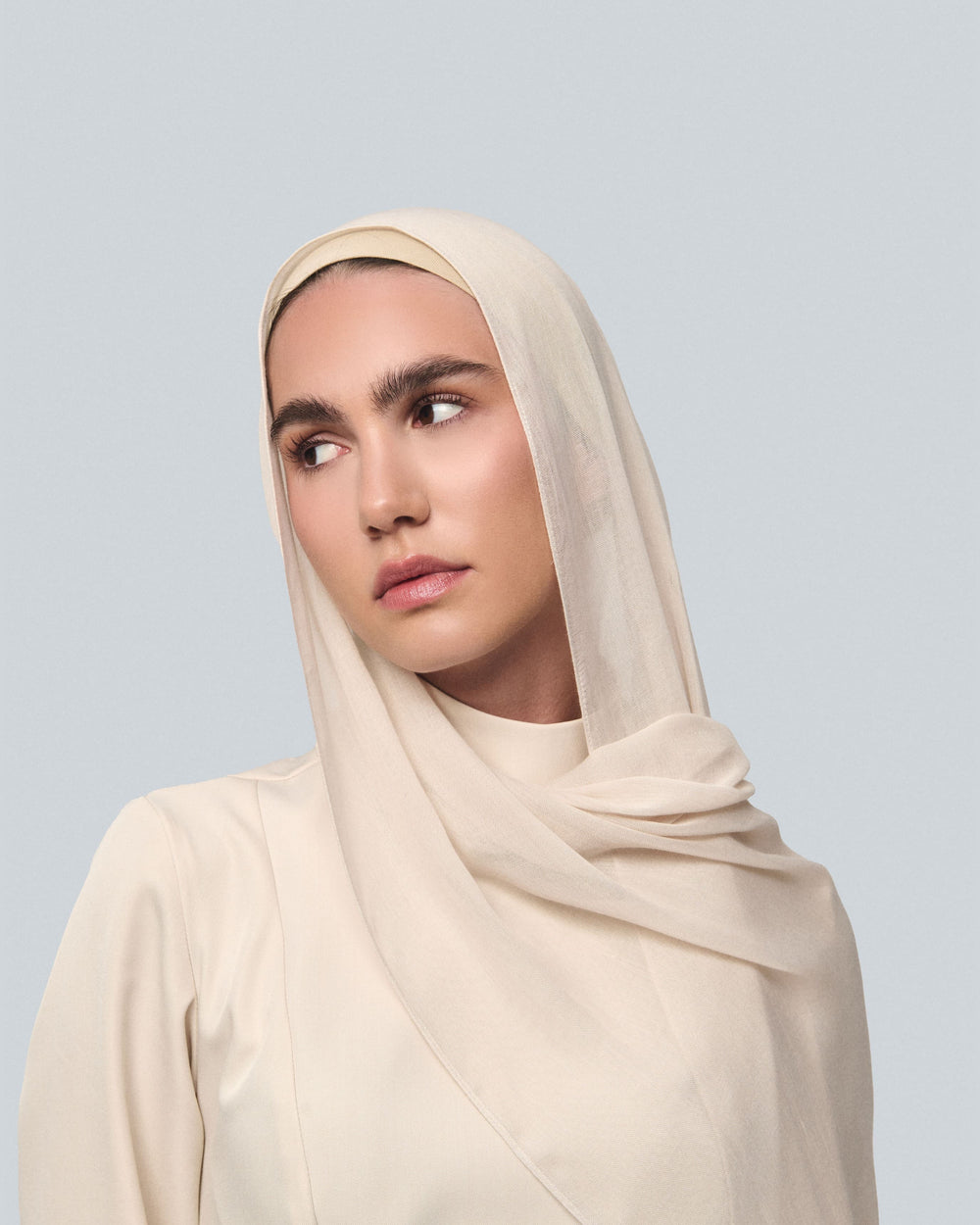 LightBeige Bamboo scarf