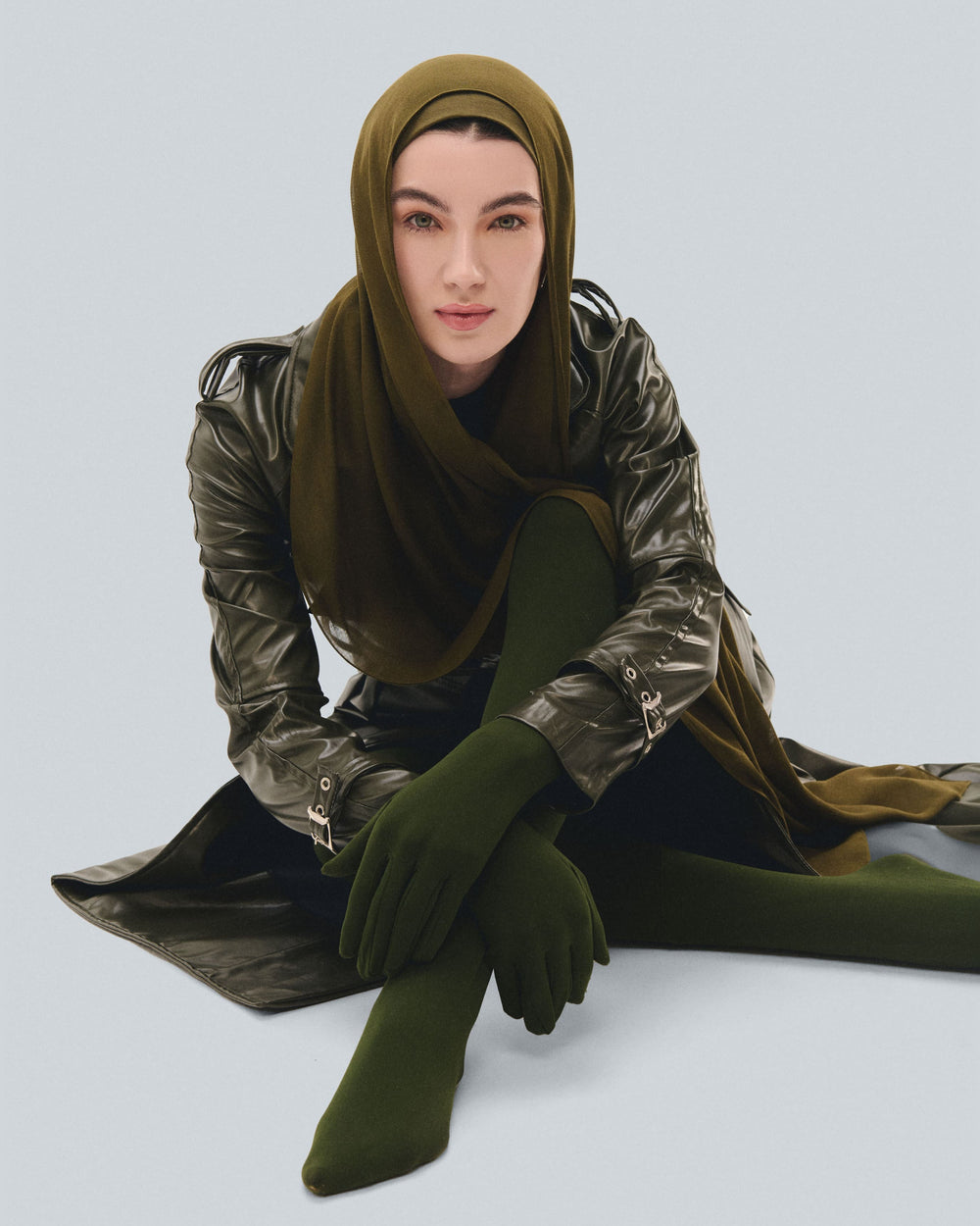 Olive Bamboo Scarf