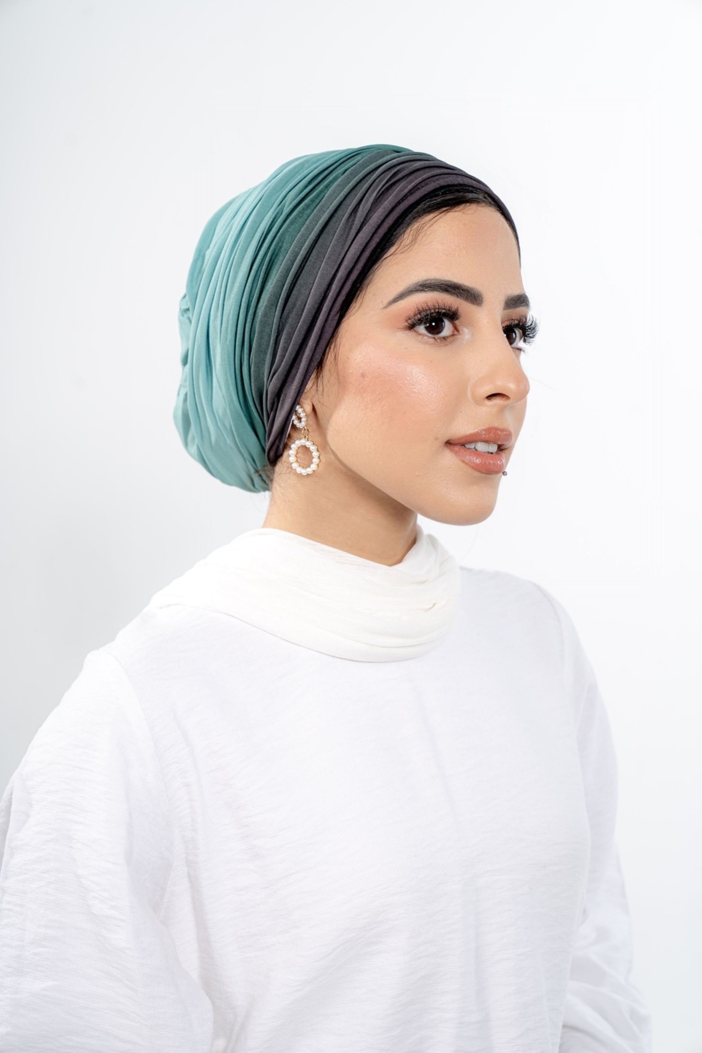 Plisse Ombre Turban