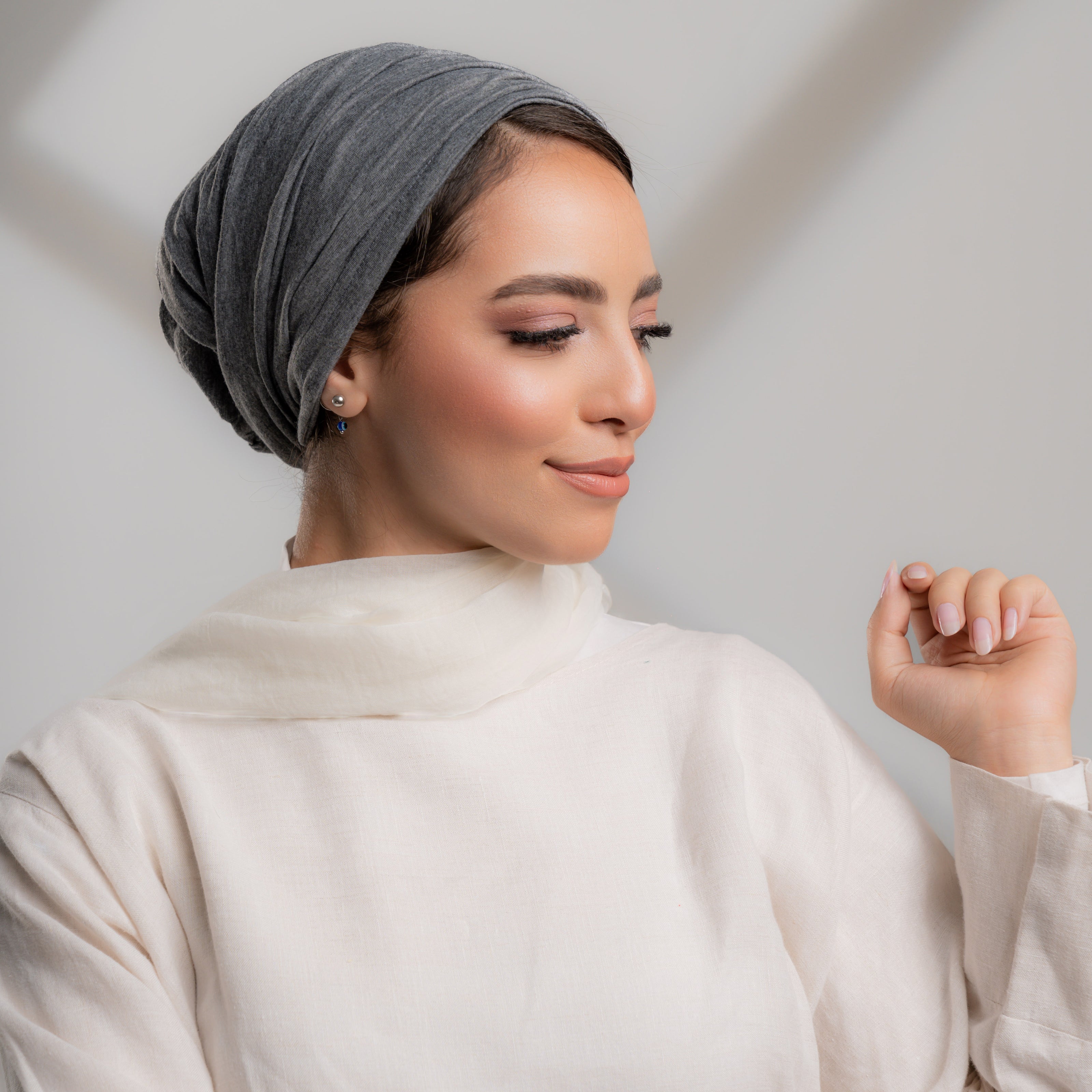 Plisse Plain Turbans