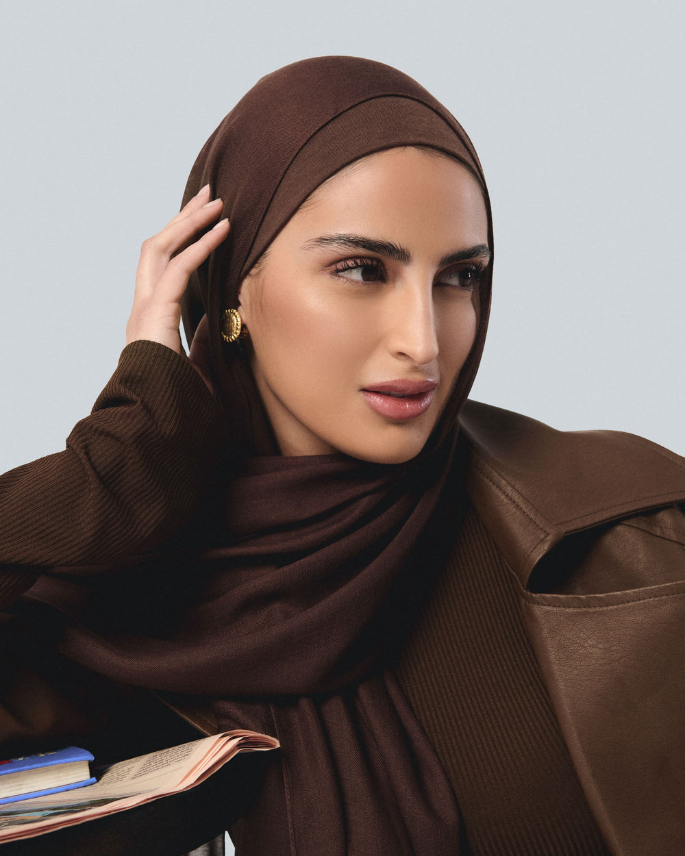 Brown Bamboo Scarf
