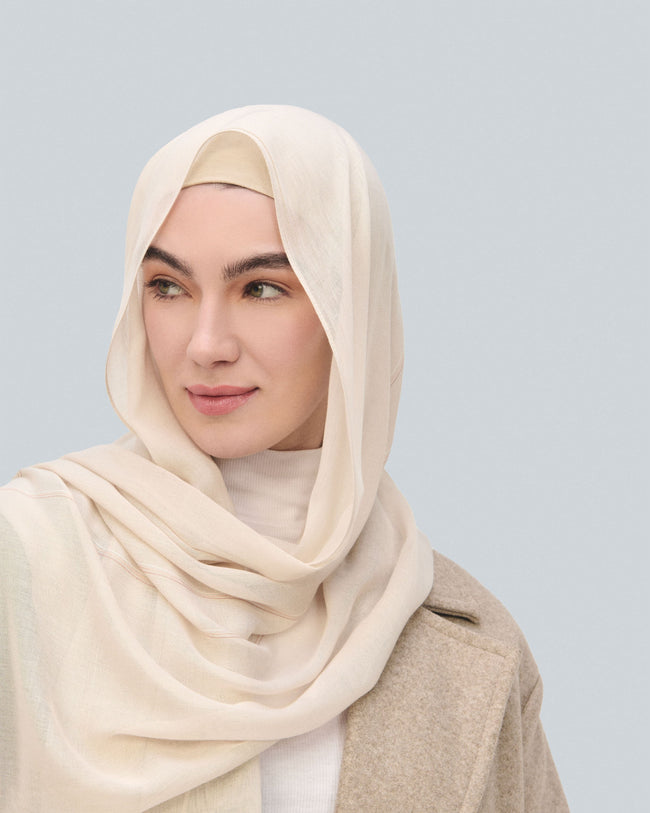 ThreadBeige Bamboo scarf